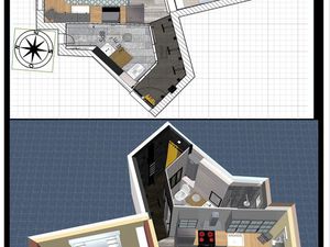Vends appartement 2 pièces 32.89m² avec le mobilier et l'électroménager. Il est situé à Co