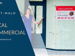 Local commercial 35 m² SAINT MALO