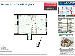Immeuble 3 pièces 69 m²