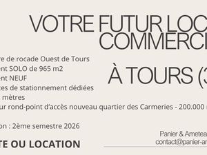 LOCAL COMMERCIAL 965 m2 VENTE OU LOCATION