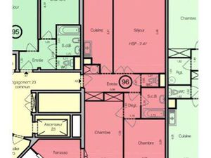 3 pièces 70m2 Issy les Moulineaux T2 ligne 15