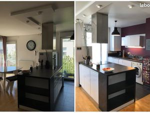 Location meublée F3 proche transports balcon / parking