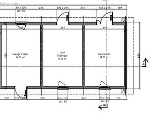 Local de stockage 15 m²