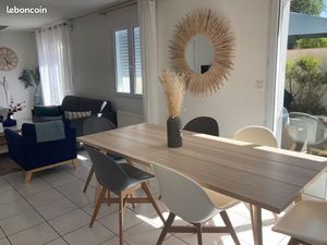 Pornic Centre Gourmalon – Maison lumineuse 95 m² – 3 ch – parking privé  2 terrasses – tou