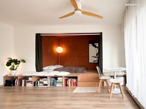 Studio meublé de standing 35 m² avec balcon – Résidence sécurisée Montferrand