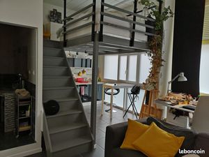 Appartement Villeurbanne : Duplex type Loft de 39m² meublé