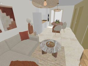 T2+ bureau avec jardin