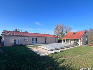 Maison plein pied de 130 m² avec piscine chauffée et dépendance (60m2) – Simandre (71290)