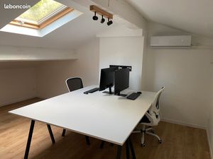 Bureau privatif à louer – 1 à 4 postes – Maison avec jardin