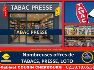 Fonds de commerce tabac  presse 60 m²