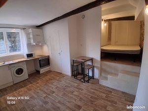 Location rdc studio meublé 23 m2 avec coin nuit