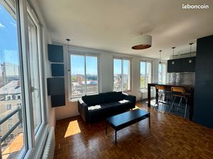 Appartement T3 Hypercentre (Graslin) vue sur la Loire et les toits nantais