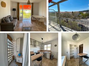 Appartement climatisé dernier étage  2 chambres  vue dégagée