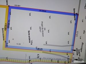 Terrain à batir ( commune littorale )