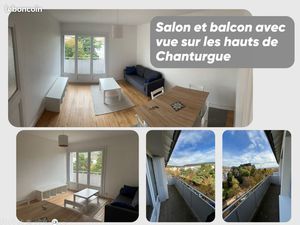 Beau T3 meublé Maison des Sports  vue dégagée  cave et garage