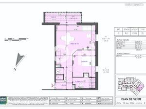 Duplex 2 pièces 48 m²