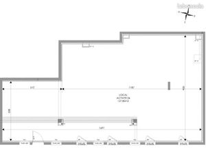 Local commercial 128 m²