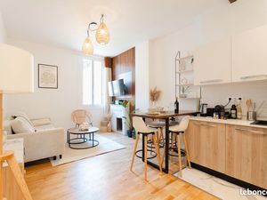 ? T2 Meublé Design – Style Japandi – Nice Saint Roch