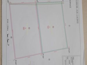 A vendre - Terrain constructible 1250 m²