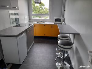 F1 meublé – 31 m² – 19 rue de la Défense Passive  Caen – Campus 1 & 2 À louer agréable F1 