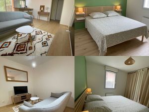 T2 meublé refait à neuf avec jardin  terrasse et piscine