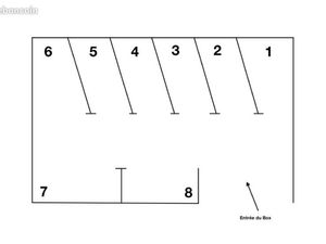PLACES MOTO À LOUER DANS BOX PRIVATIF (36m2) - Marseille 13005