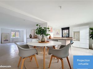 Maison semi individuelle avec garage et jardin