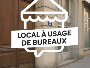Local de bureau - 50 m2 avec vitrine - 3 rue de Bonald 69007