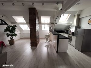 Meublé plein centre 65 m2 Atypique et lumineux Saint-quentin