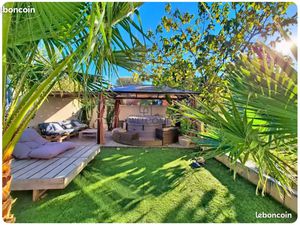 3 pièces en rez-de-jardin