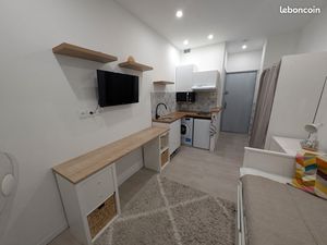 Studio meublé 15 7 m² – 1er étage – Nice Valrose / Gorbella – 650 CC