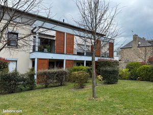 à louer – t2 avec garage – saint-malo paramé – cadre verdoyant et calme