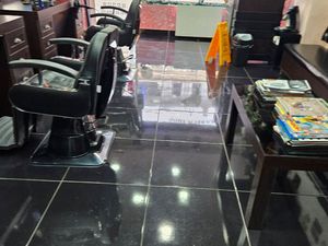 Fond salon de coiffur