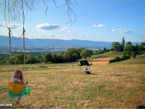 T2 meublé vue imprenable sur Genève