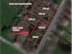 Terrains constructibles 450 m² 645 m² 732 m² - à bâtir - Lecelles - secteur Orchies Saint-