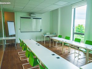 Bureau privatif 30 m² – Coworking Les Reflets – Saint-Herblain / Zénith – 1 500 /mois