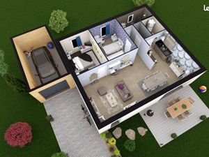 Maison 3 pièces 70 m²