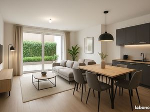 3p 63.5 m2 rez de jardin + garage