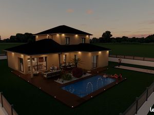 Maison neuve 145 m2 – Prestations haut de gamme – Maître d’œuvre