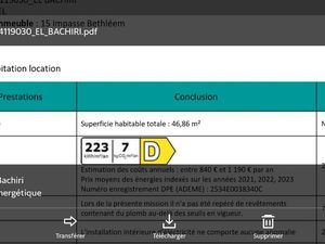F3 Impasse calme. Proche commodité