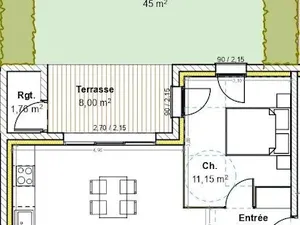 Vente appartement 2 pièces 50 m² à Guéreins (01090)  182 000 €