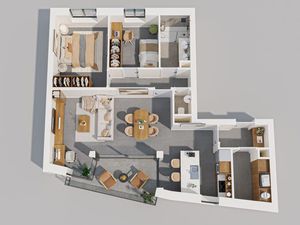 Appartement BEN unique avec des équipements modernes et des…