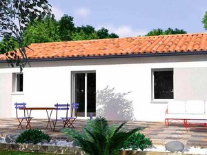 Terrain avec maison neuve à vendre