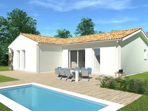 Terrain avec maison neuve à vendre