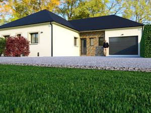Terrain avec maison neuve à vendre
