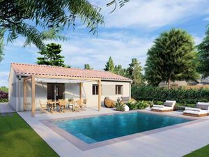 Terrain avec maison neuve à vendre