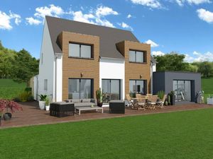 Terrain avec maison neuve à vendre