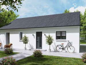 Terrain avec maison neuve à vendre