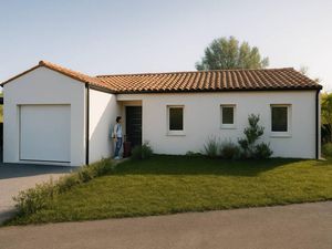 Terrain avec maison neuve à vendre