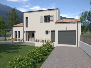 Terrain avec maison neuve à vendre